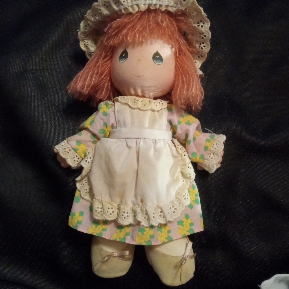 Precious Moments Red Haired Mandy 12" Plush With Tags Shoes And Bloomers RagDoll